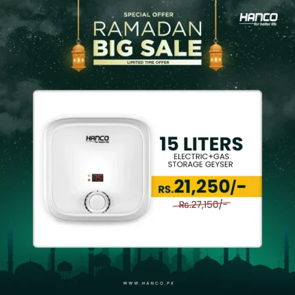 Fast Electric Water Heater – 15 Liters